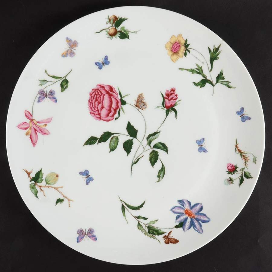 Mon Jardin 12" Chop Plate (Round Platter) by Ceralene-1