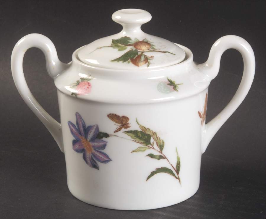 Mon Jardin Sugar Bowl & Lid by Ceralene-1