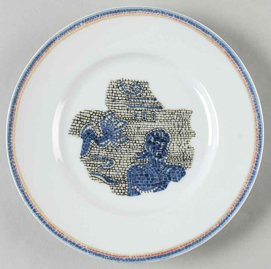 Mosaiques Neptune Bread & Butter Plate by Ceralene-1