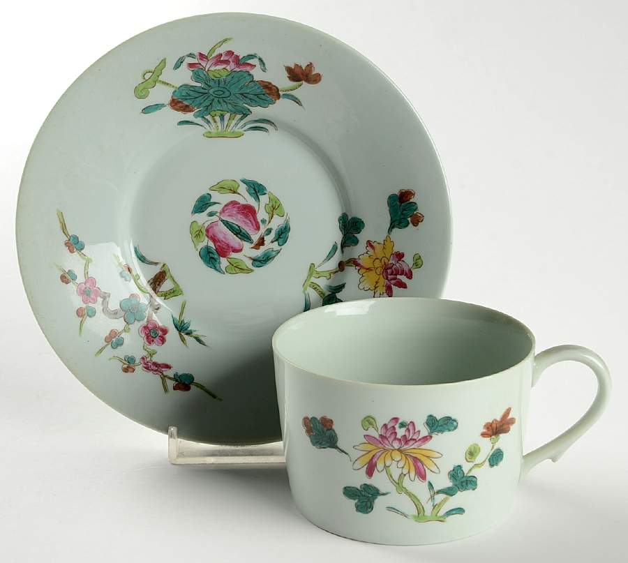 Nymphea Flat Cup & Saucer Set by Ceralene-1