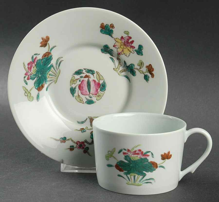 Nymphea Flat Cup & Saucer Set by Ceralene-1