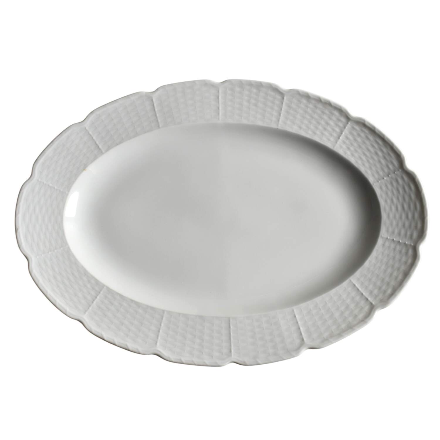 Osier 16" Oval Serving Platter by Ceralene-1