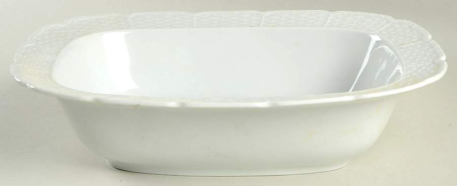 Osier 10" Oval Vegetable Bowl by Ceralene-1