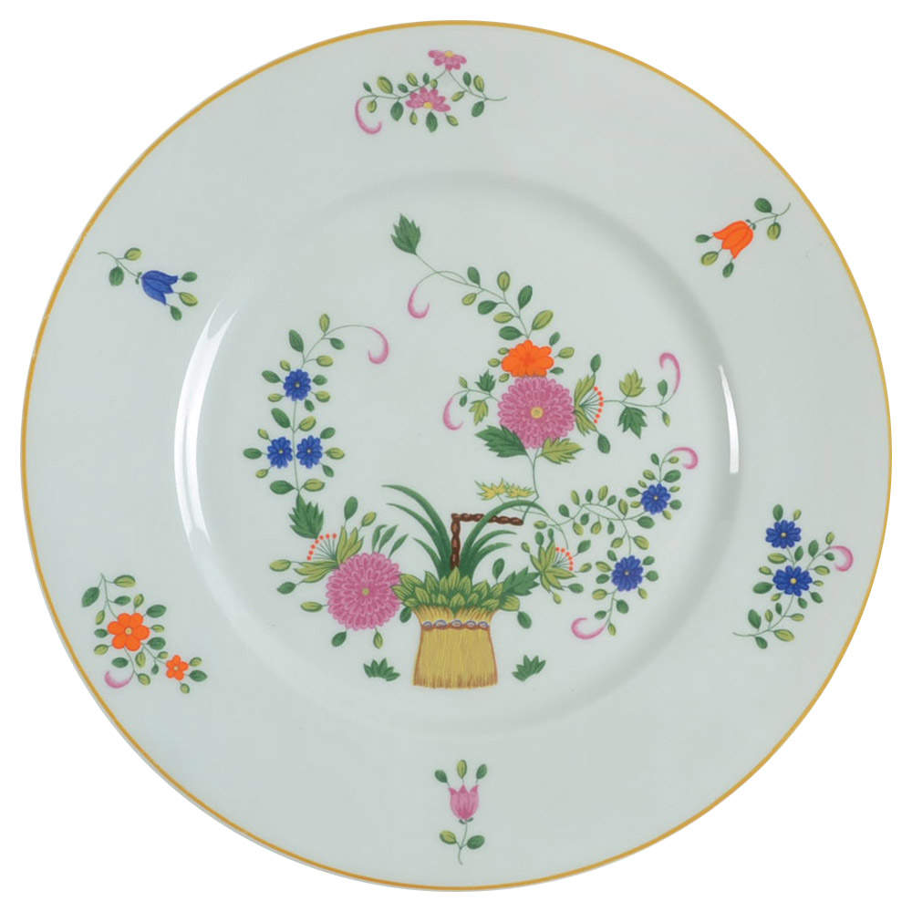 Panier Chinois Celadon Dinner Plate by Ceralene-1