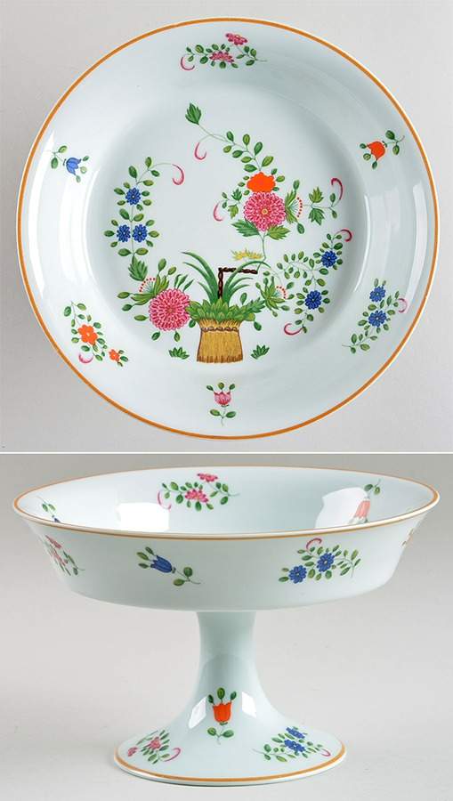 Panier Chinois Celadon Round Compote (Height X Width) by Ceralene-1