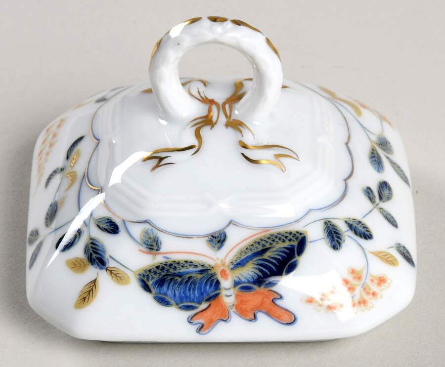 Papillons Lid for Sugar Bowl by Ceralene-1
