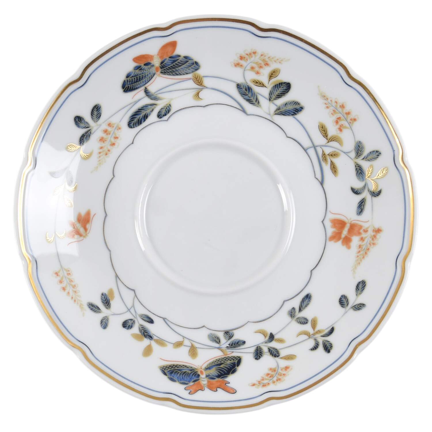 Papillons Saucer for Cream Soup Bowl by Ceralene-1