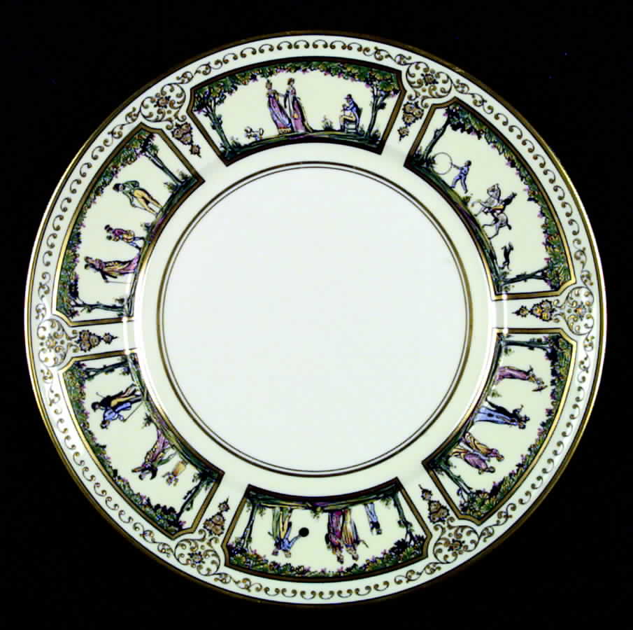 Palais Royal Dinner Plate by Ceralene-1