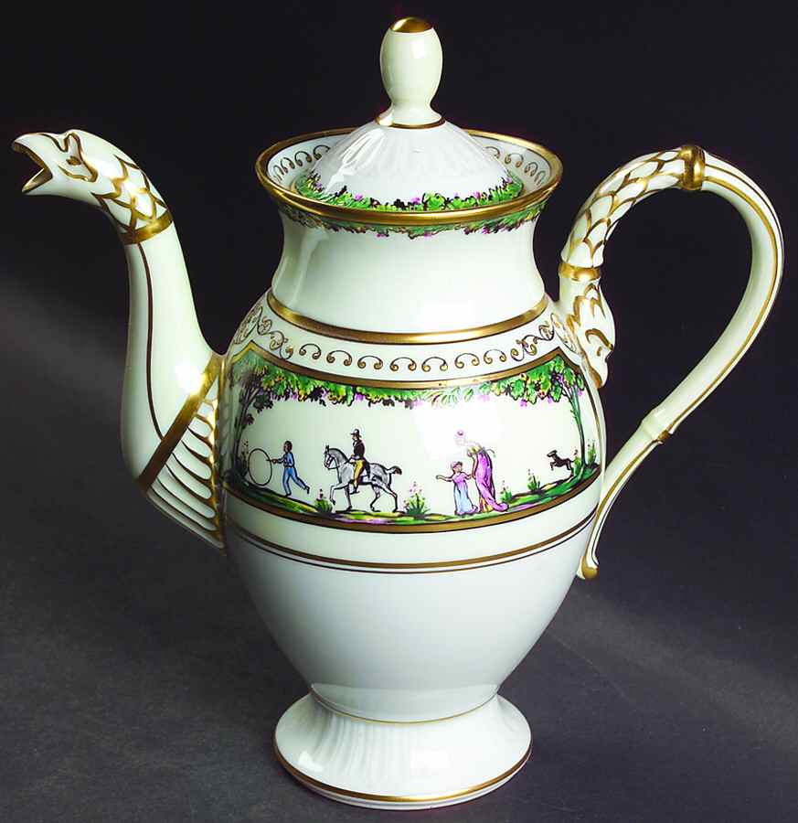 Palais Royal Coffee Pot & Lid by Ceralene-1