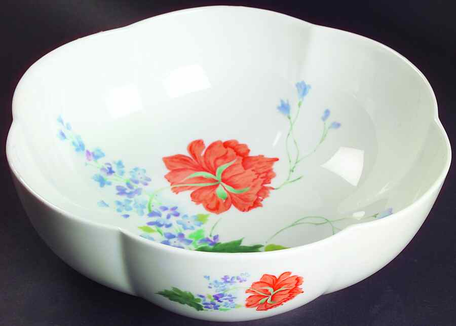 Pavot Poppy Extra Large Melon Bowl by Ceralene-1