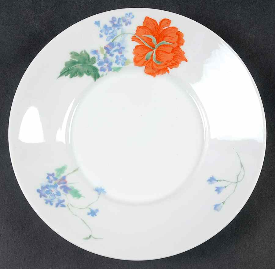 Pavot Poppy Saucer for Breakfast Cup by Ceralene-1