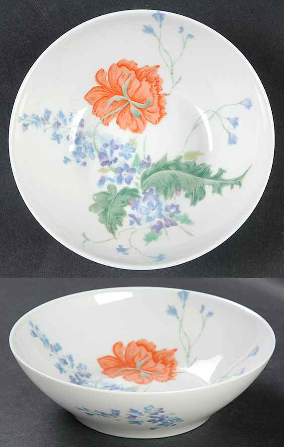 Pavot Poppy Fruit/Dessert (Sauce) Bowl by Ceralene-1