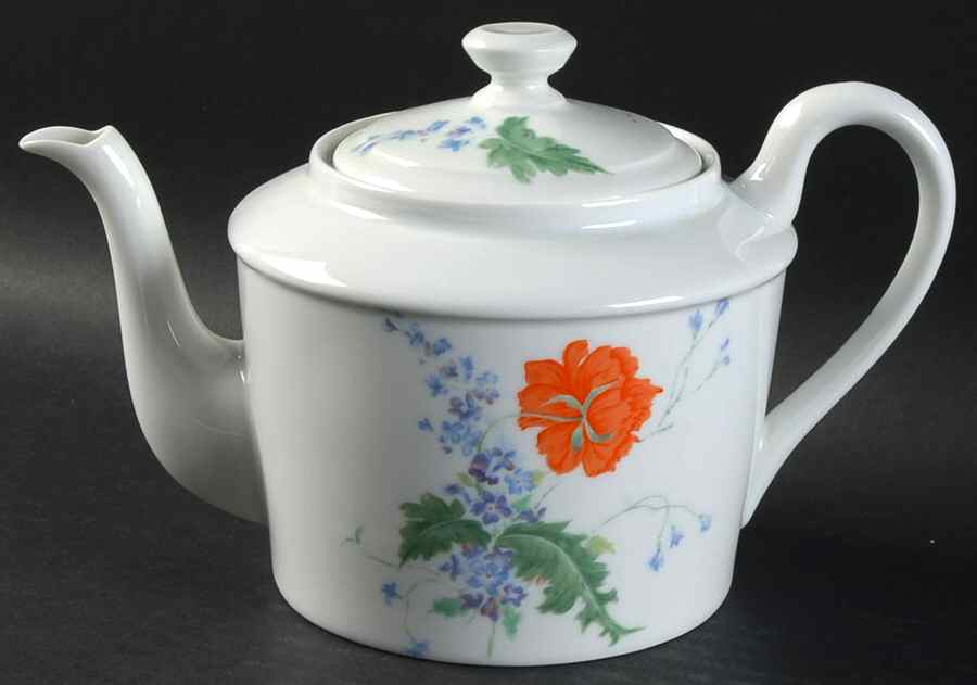Pavot Poppy Teapot & Lid by Ceralene-1