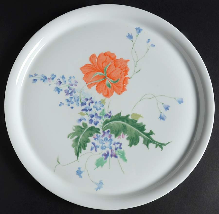 Pavot Poppy Cake Plate by Ceralene-1