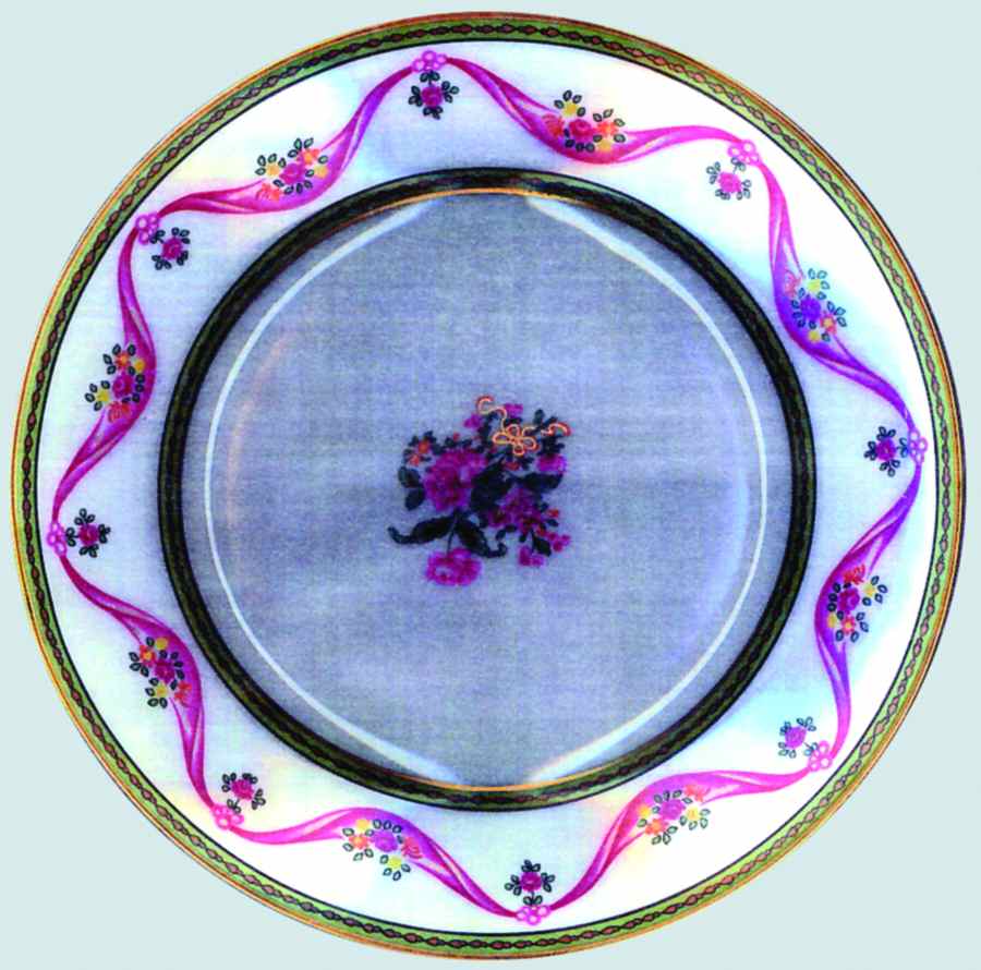 Princesse De Lamballe (White Background) Dinner Plate by Ceralene-1