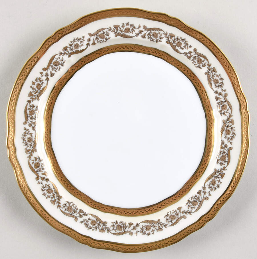 Regence (Gold Design) Salad Plate by Ceralene-1