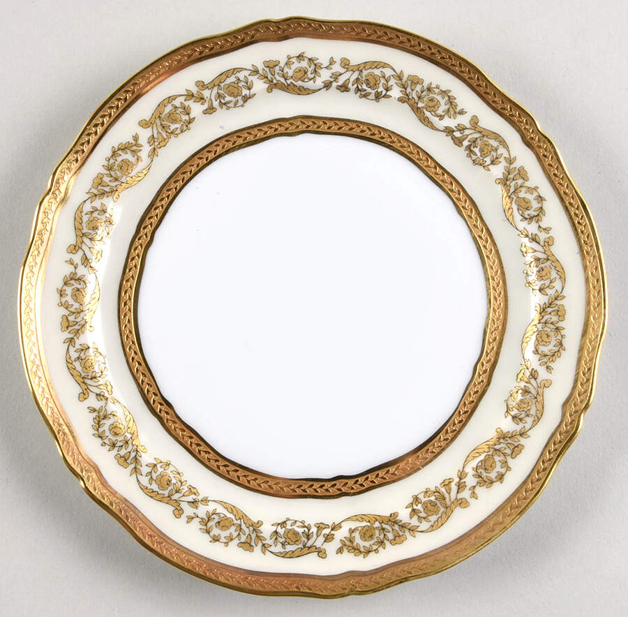 Regence (Gold Design) Bread & Butter Plate by Ceralene-1