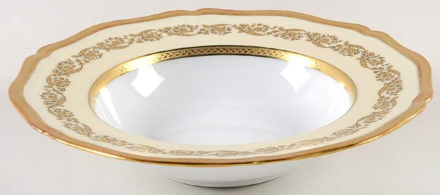 Regence (Gold Design) Rim Soup Bowl by Ceralene-1