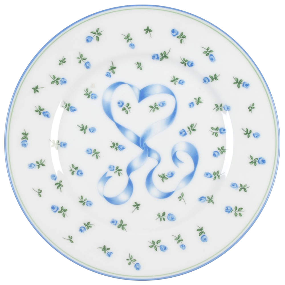 Romantique Blue Salad Plate by Ceralene-1