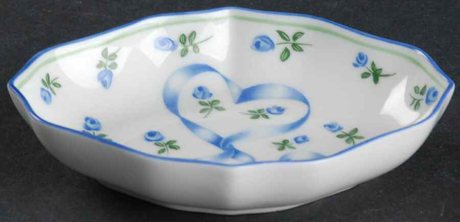 Romantique Blue Silver Tray by Ceralene-1