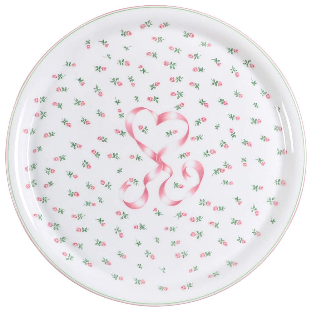 Romantique Pink Cake Plate by Ceralene-1