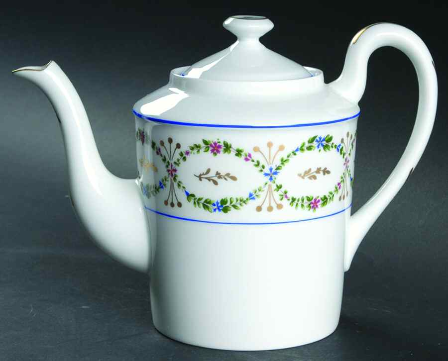 Roselle Coffee Pot & Lid by Ceralene-1