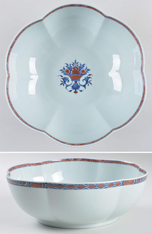 Rouen Celedon 9" Melon Bowl by Ceralene-1