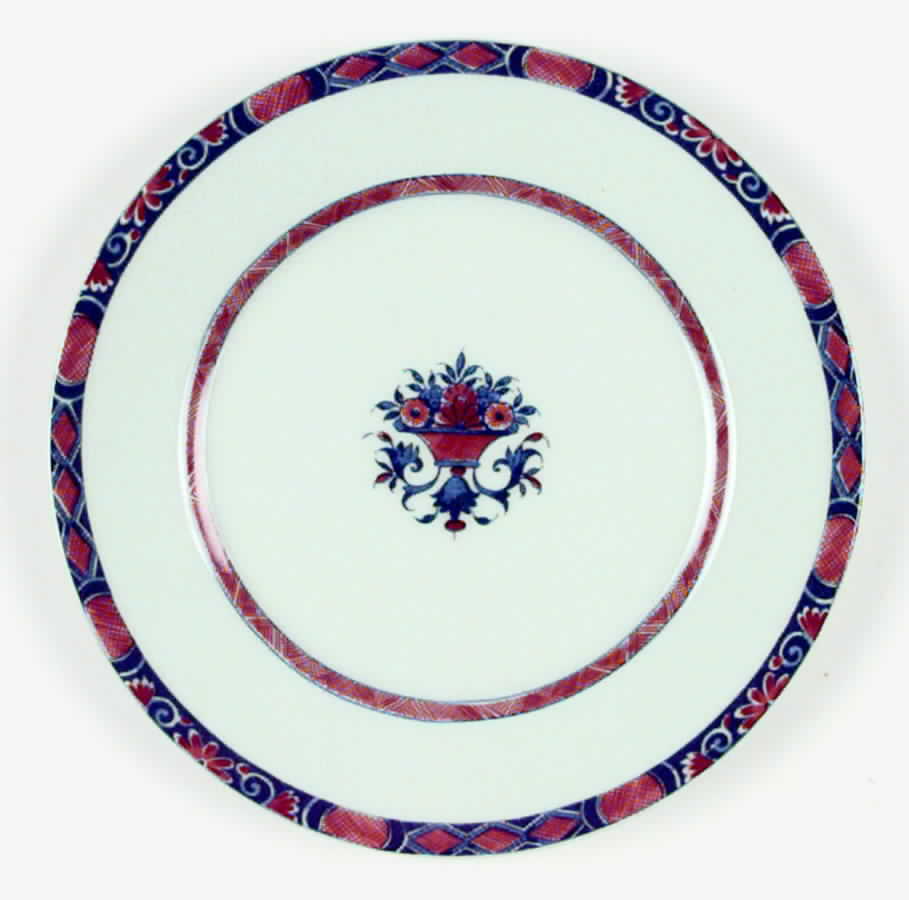 Rouen Celedon Salad Plate by Ceralene-1