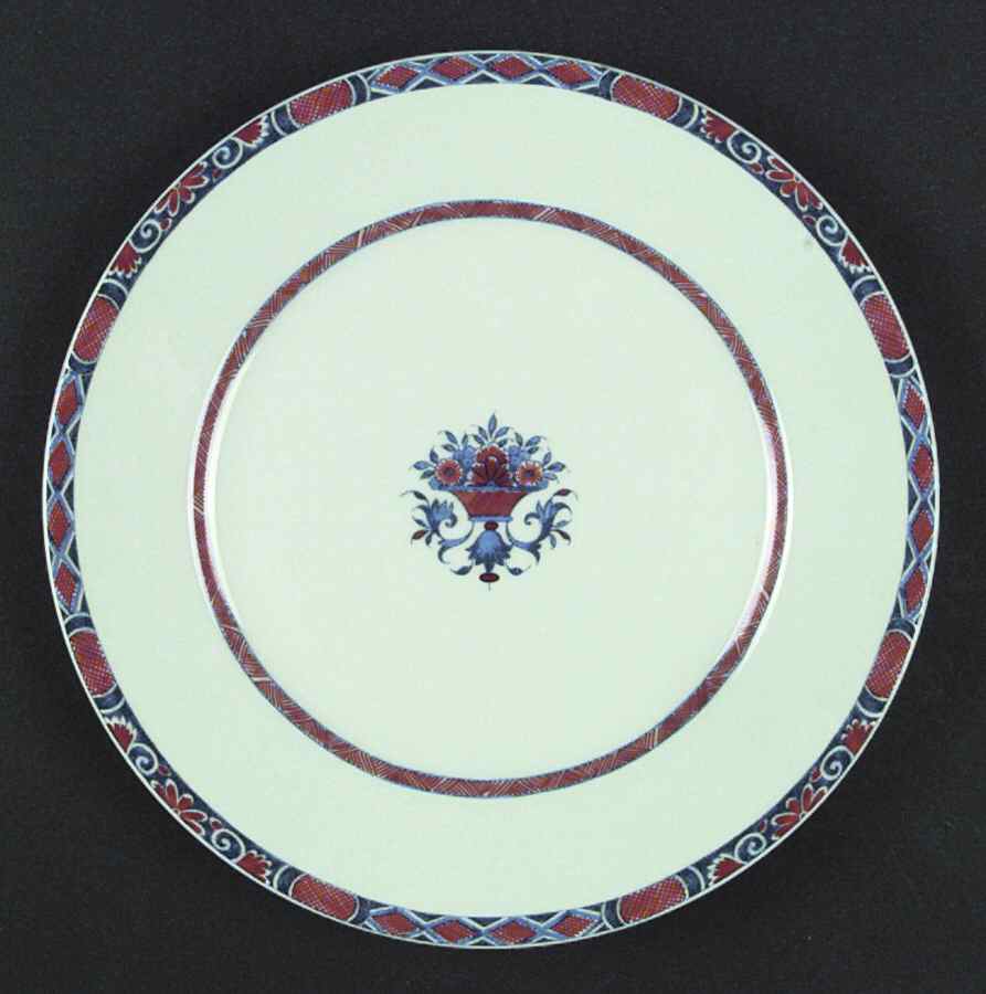 Rouen Celedon Dinner Plate by Ceralene-1