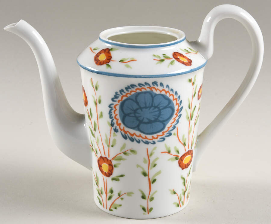 Sarabande Mini Coffee Pot No Lid by Ceralene-1