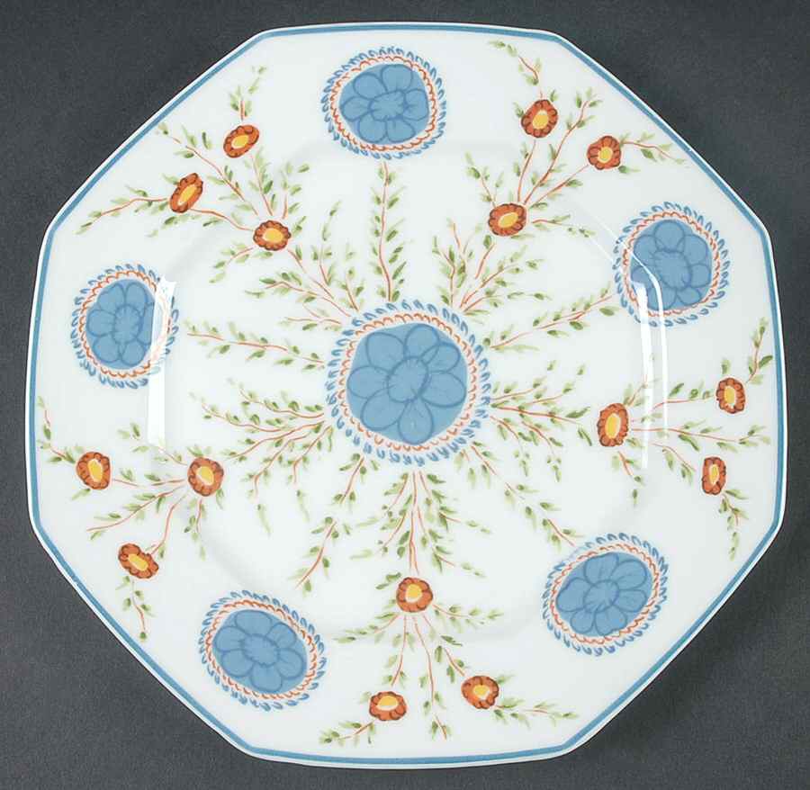 Sarabande Octagonal Luncheon Plate by Ceralene-1