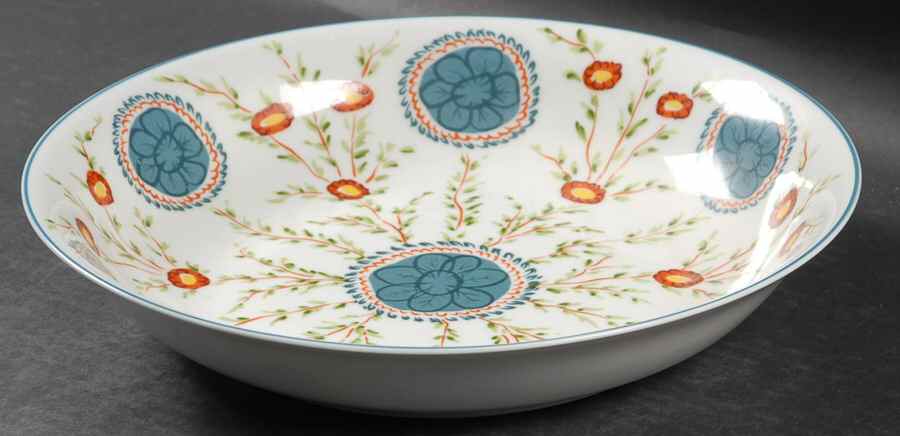 Sarabande 11" Shallow Round Bowl by Ceralene-1