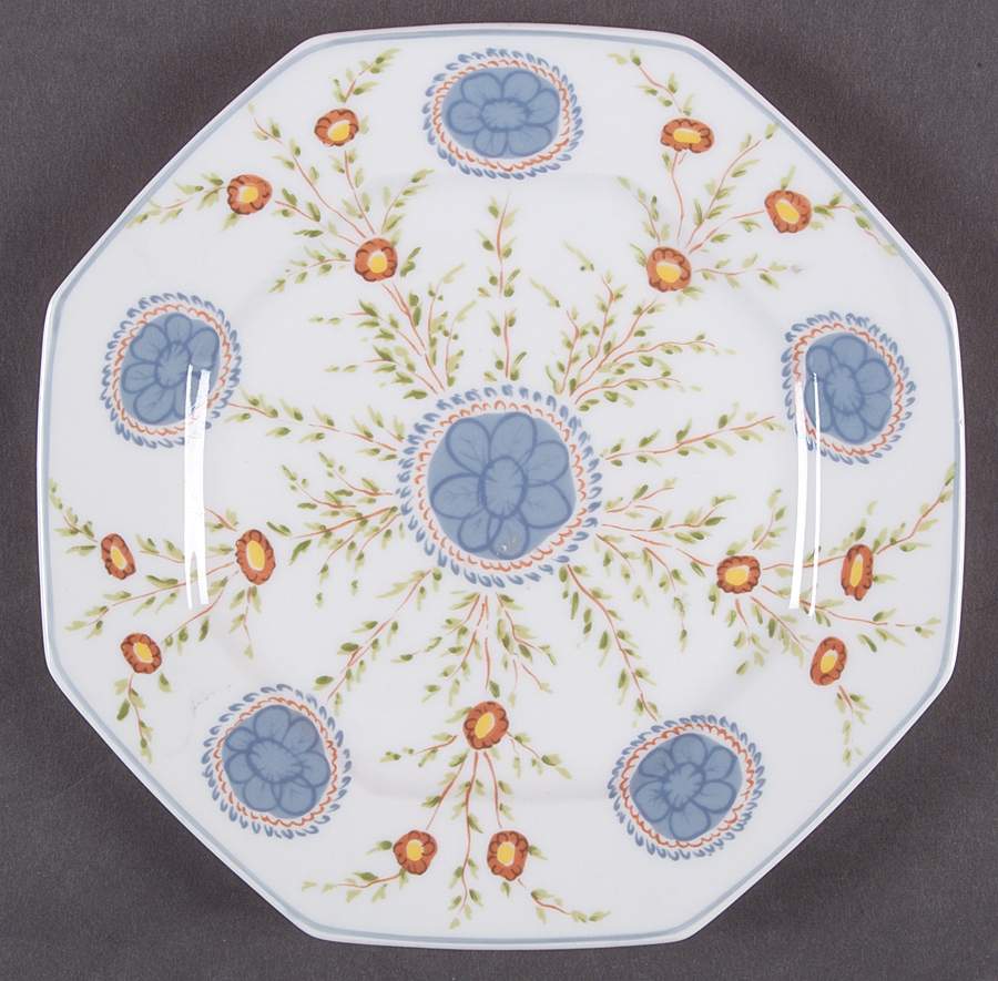 Sarabande Octagonal Luncheon Plate by Ceralene-1