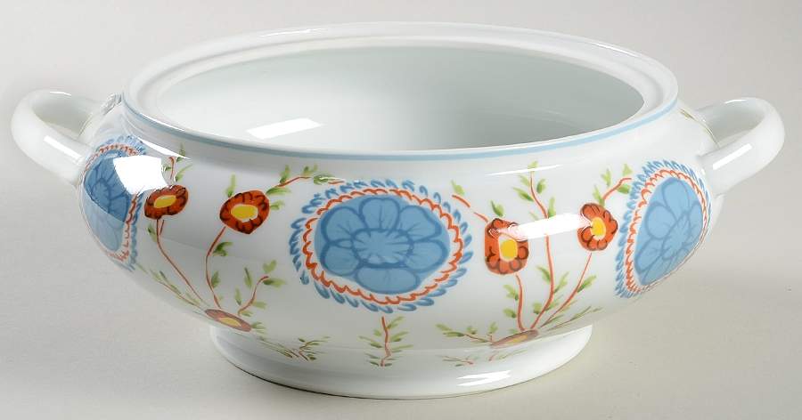 Sarabande Round Vegetable No Lid by Ceralene-1