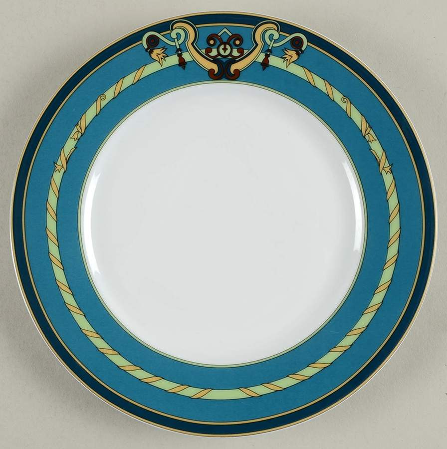 Serenade Blue Salad Plate by Ceralene-1