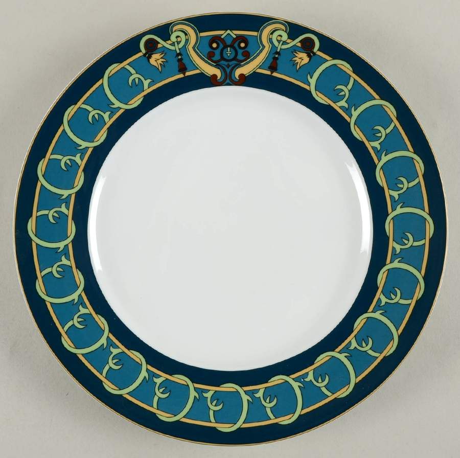 Serenade Blue Dinner Plate by Ceralene-1