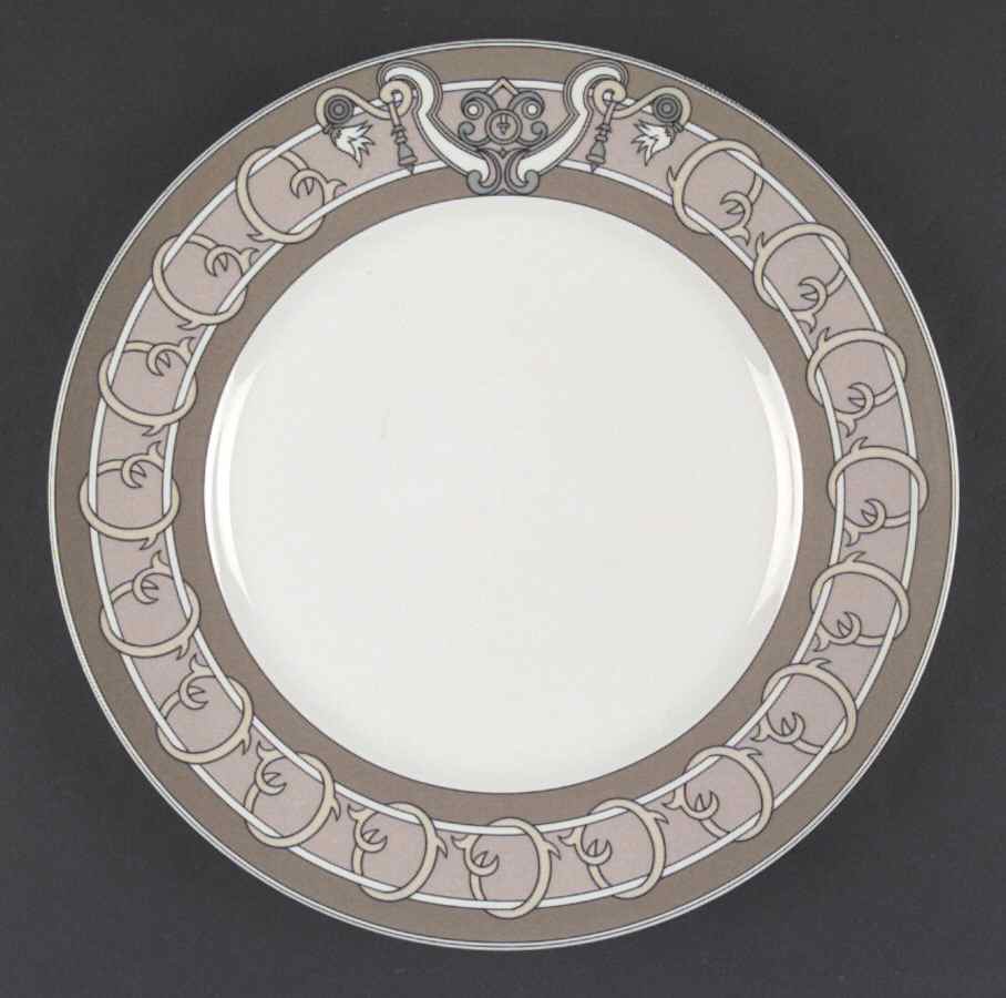 Serenade Beige Dinner Plate by Ceralene-1