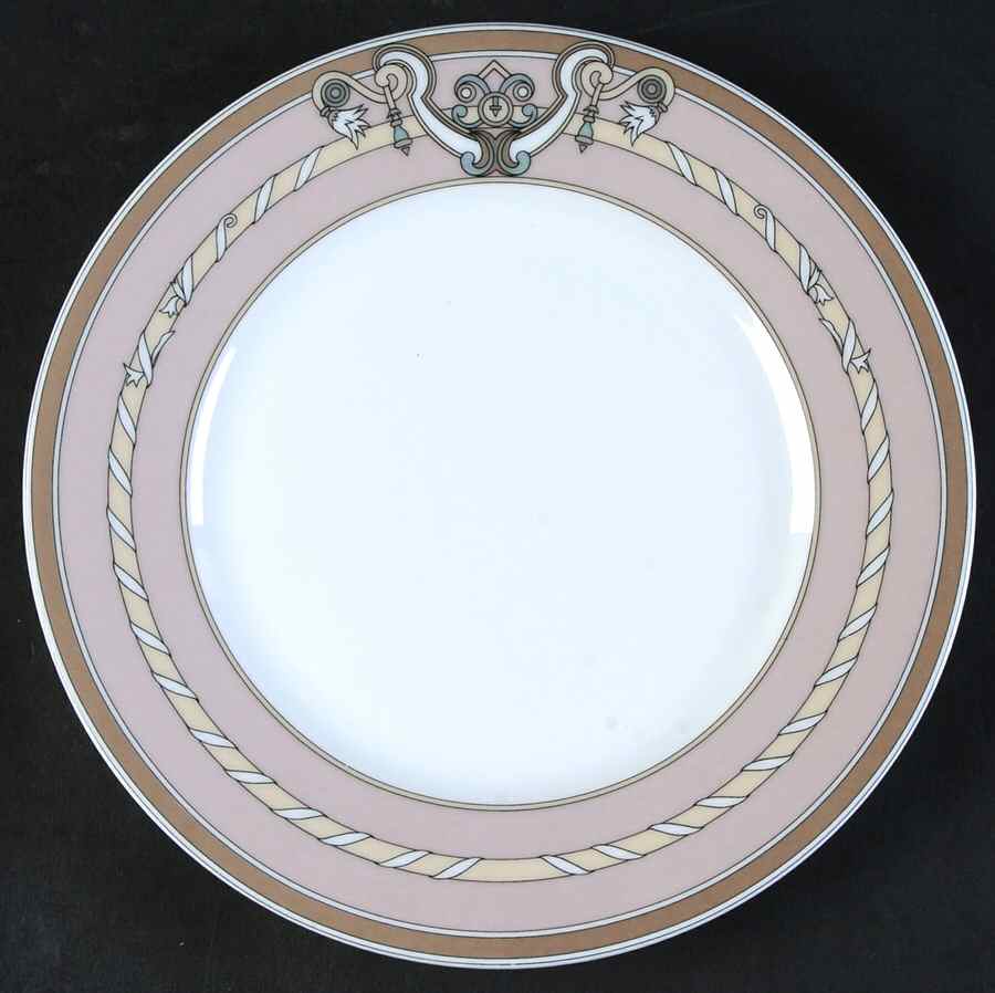 Serenade Beige Salad Plate by Ceralene-1