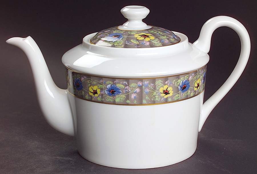 Seville (Round) Teapot & Lid by Ceralene-1