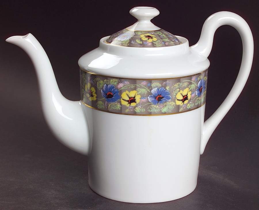 Seville (Round) Coffee Pot & Lid by Ceralene-1