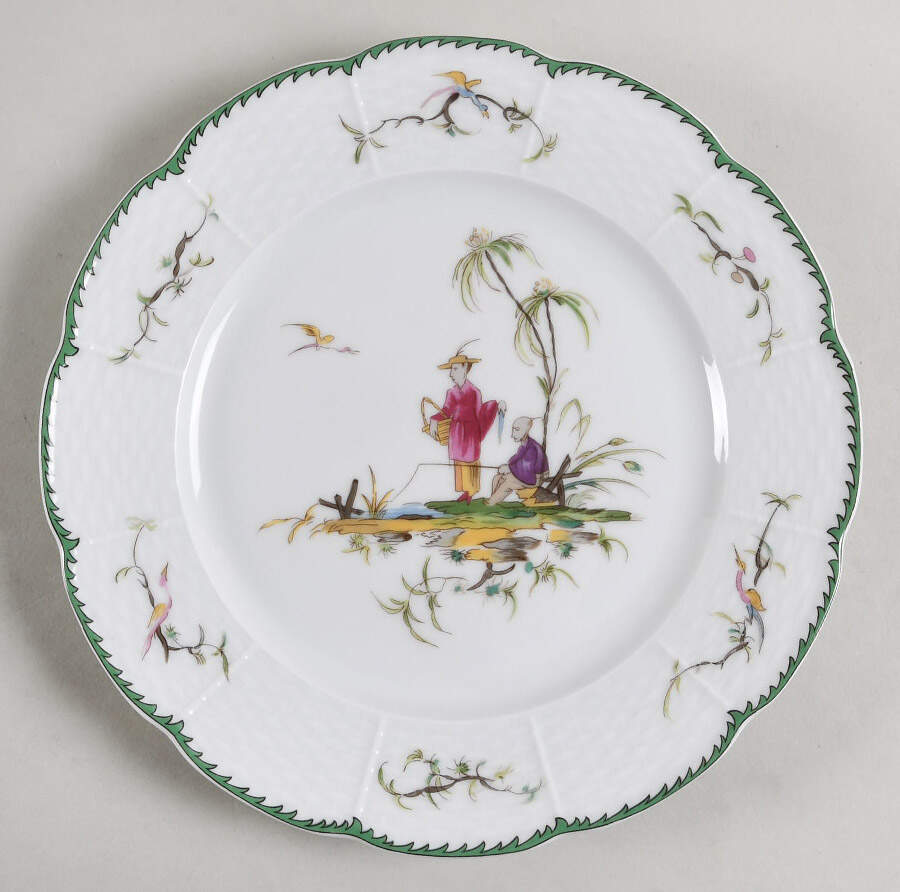 Si Kiang Dessert Luncheon Plate by Ceralene-1