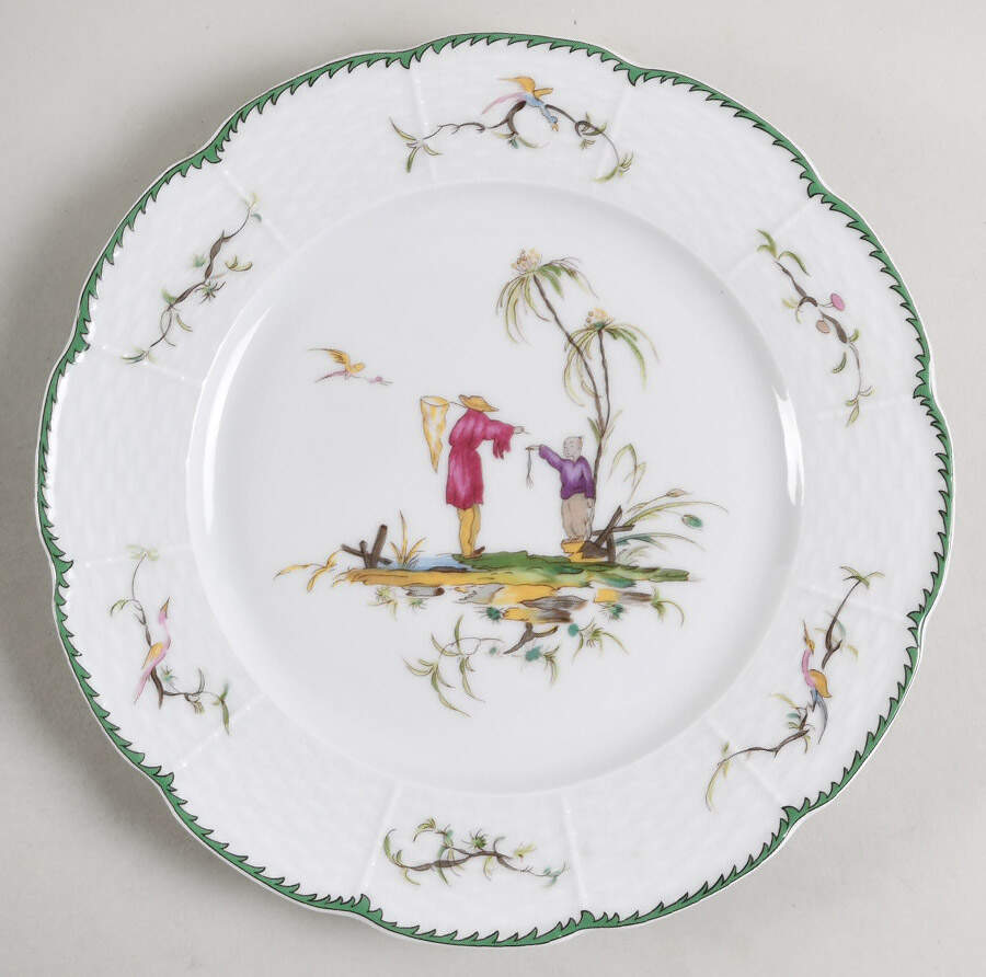 Si Kiang Dessert Luncheon Plate by Ceralene-1