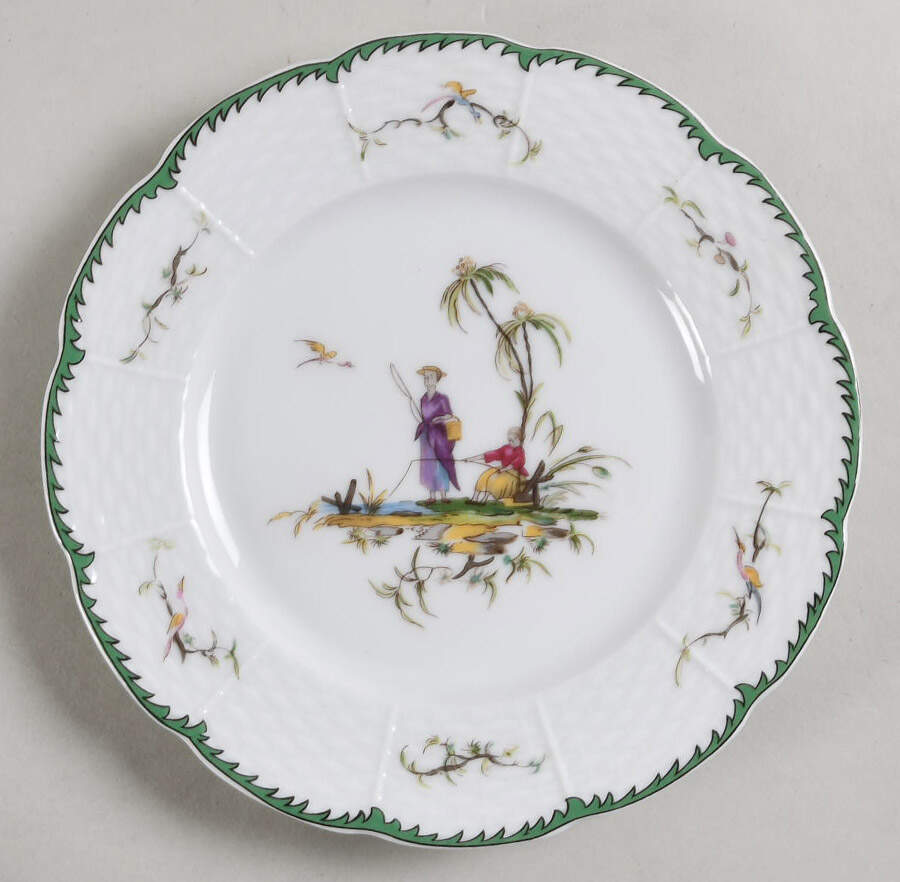 Si Kiang Bread & Butter Plate by Ceralene-1