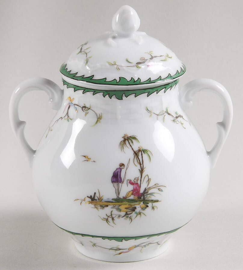 Si Kiang Sugar Bowl & Lid by Ceralene-1