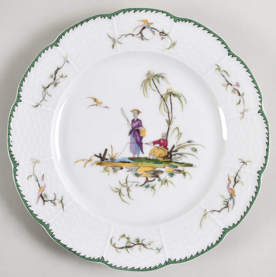 Si Kiang Dessert Luncheon Plate by Ceralene-1