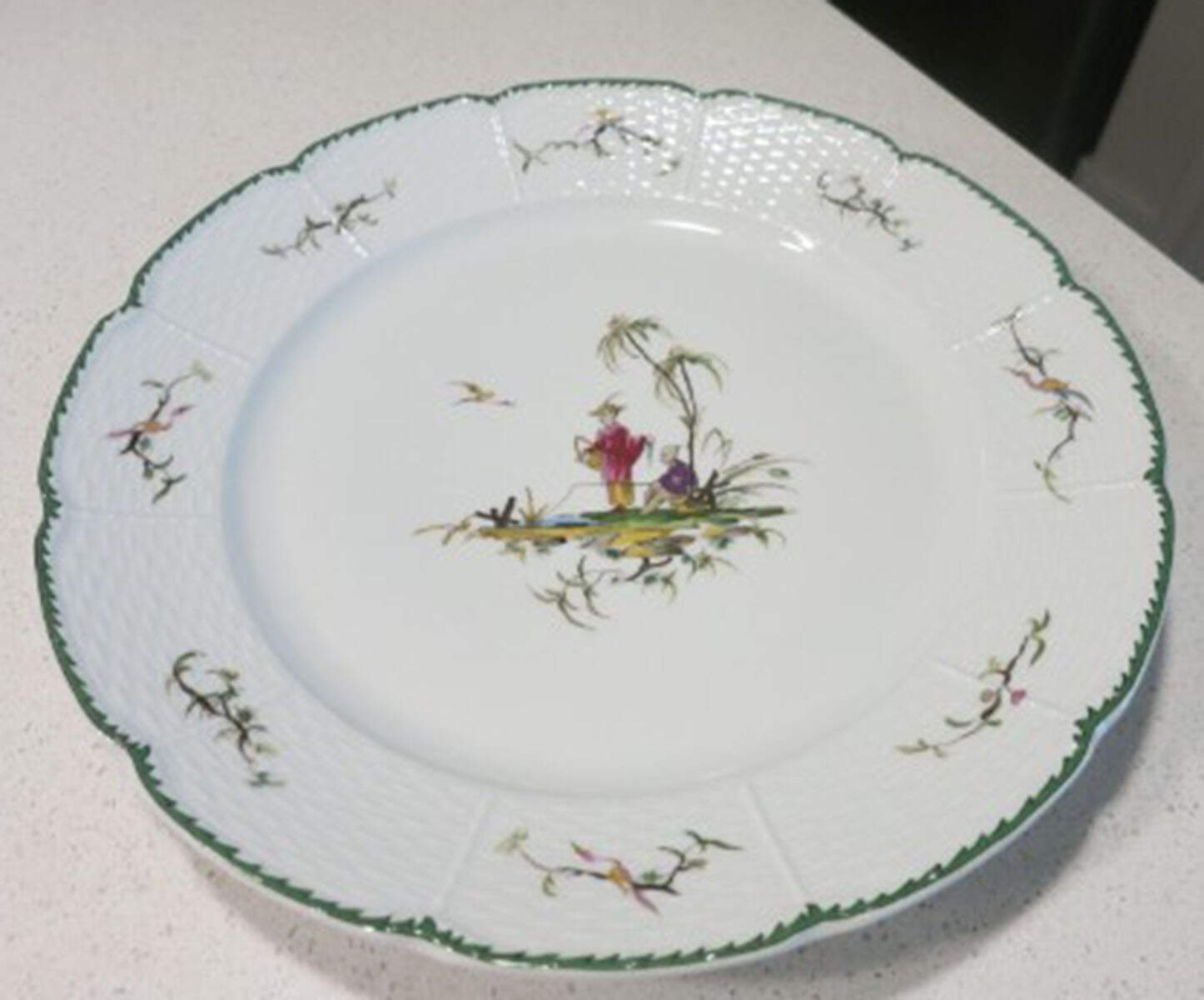 Si Kiang 12" Chop Plate (Round Platter) by Ceralene-1