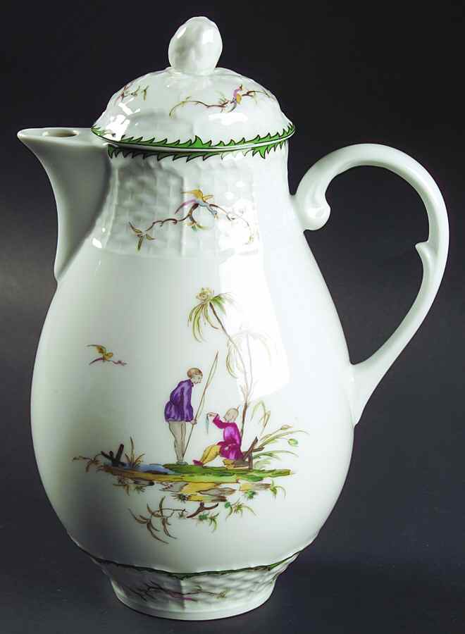 Si Kiang Coffee Pot & Lid by Ceralene-1
