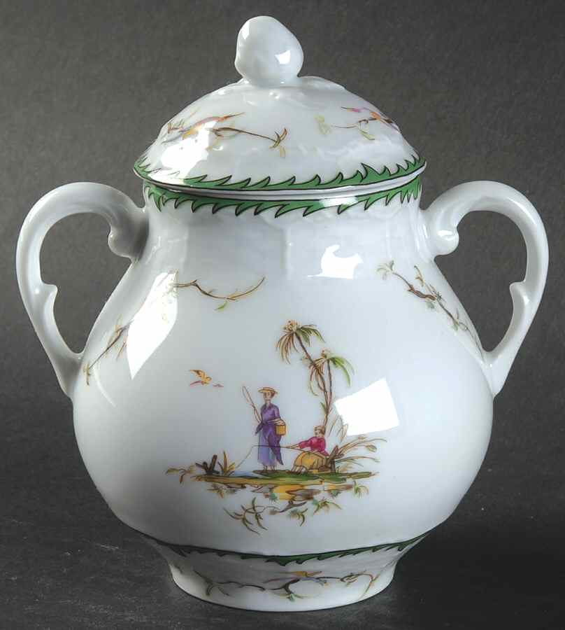 Si Kiang Sugar Bowl & Lid by Ceralene-1