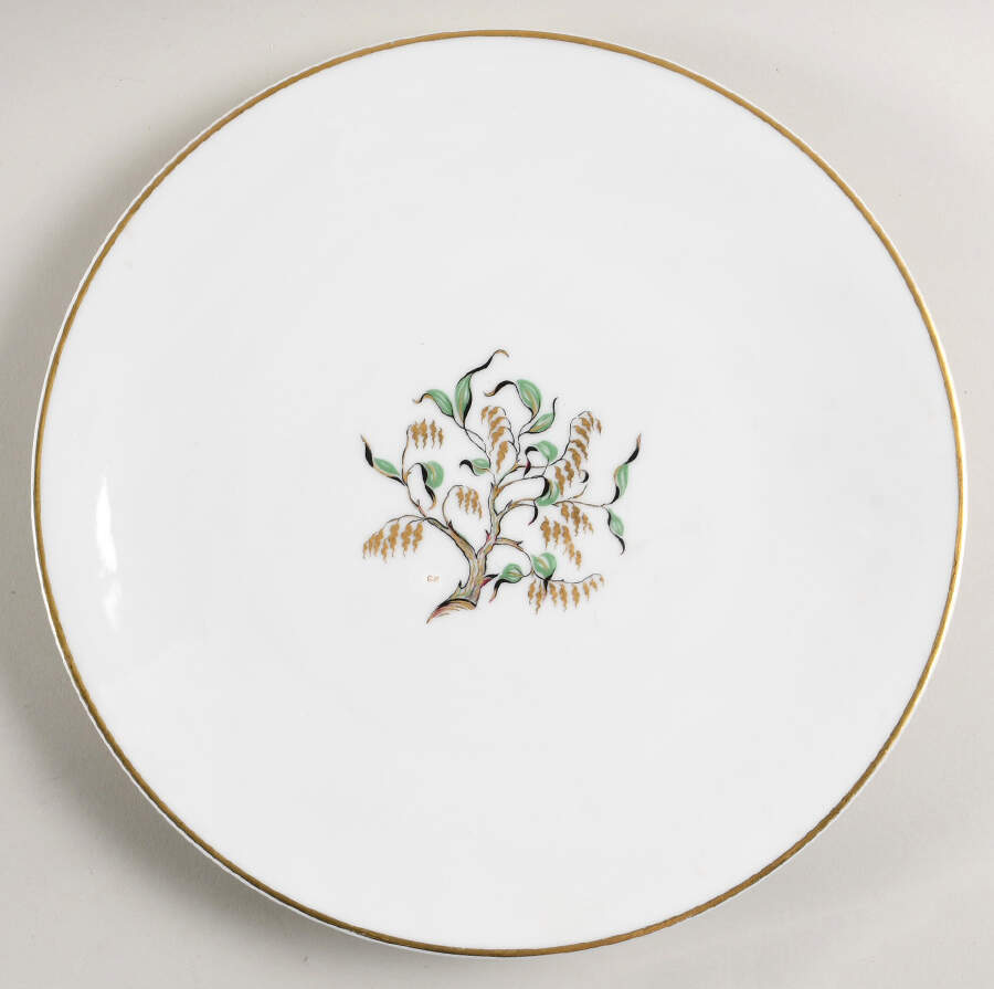 Tree of Gold Dinner Plate by Ceralene-1