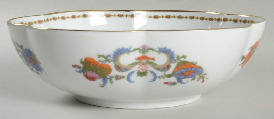 Vieux Chine (Empire, White) 7" Melon Bowl by Ceralene-1